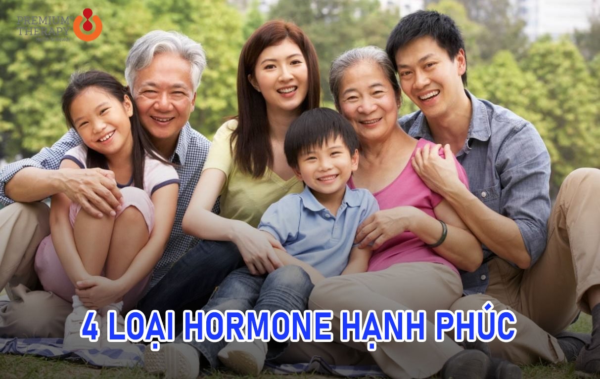 4 loại hormone hạnh phúc